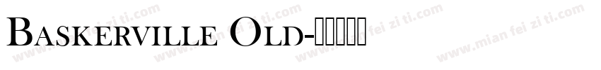 Baskerville Old字体转换